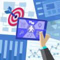 How does Rocket CRM track website visitors?
